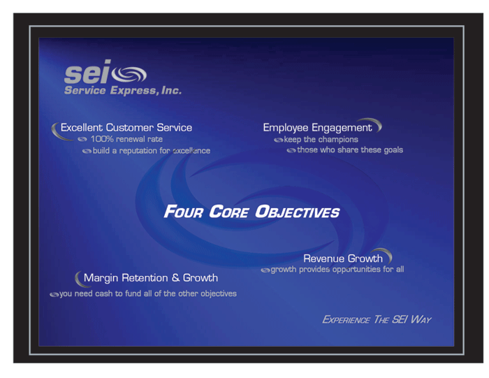 Four Core Objectives: The Service Express Way