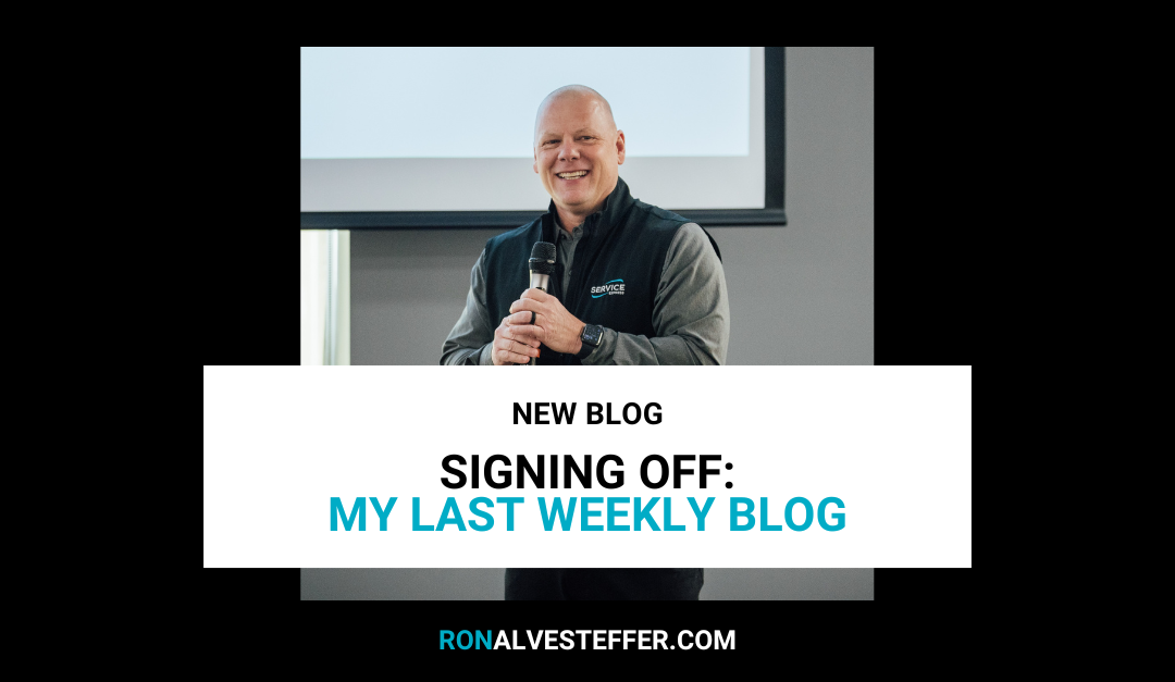 Signing Off: My Last Weekly Blog